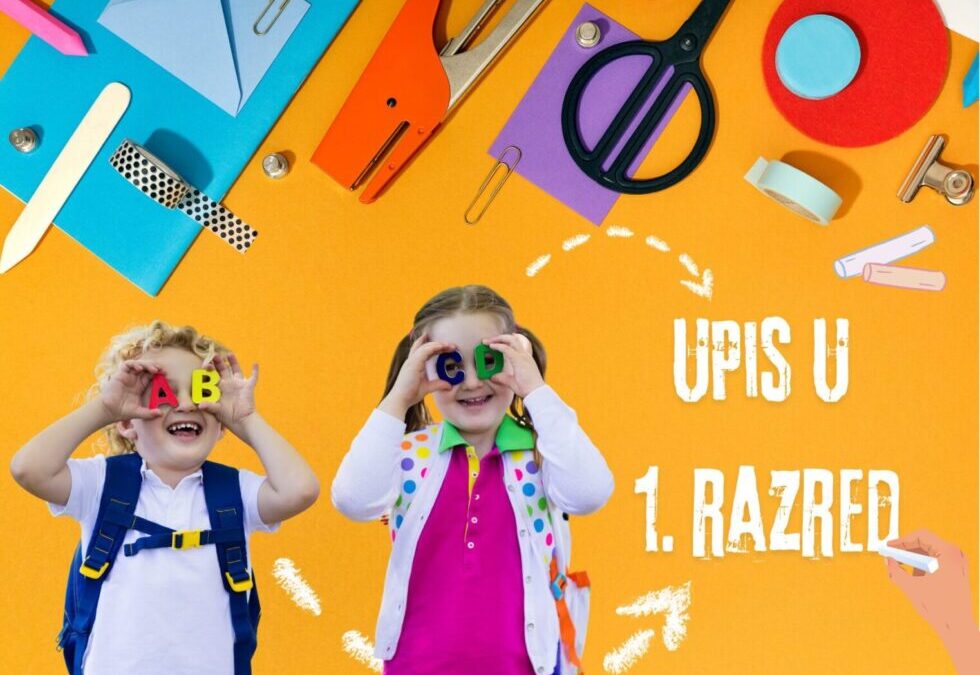 Obavijest o upisu djece u I. razred osnovne škole na području Grada Zagreba za školsku godinu 2026./2027.