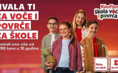 I ove školske godine naša je škola VIP partner Kaufland škole voća i povrća