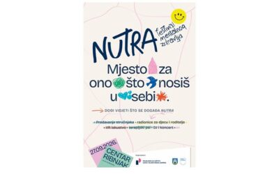 Festival mentalnog zdravlja djece i mladih NUTRA – mjesto za ono što nosiš u sebi